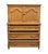Wood Weiman the Rockwood Collection Solid Cherry Italian Neoclassical 40" Chest on Chest 533-111 For Sale - Image 7 of 15