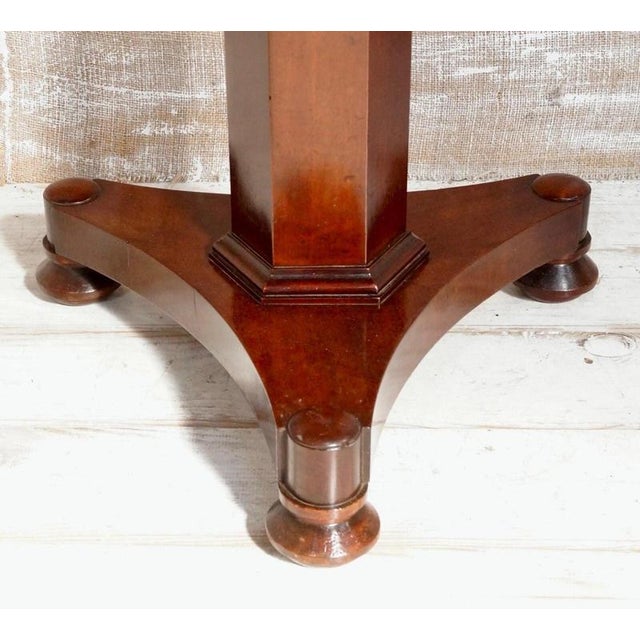 Wood Antique Regency Mahogany Metamorphic Three-Tier Dumb Waiter, 1800 For Sale - Image 7 of 9