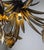 Gold Vintage French Brass Chandelier from Maison Jansen, 1970s For Sale - Image 8 of 11
