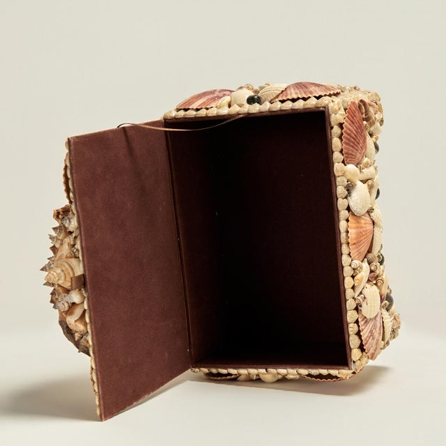 Vintage Seashell Encrusted Box For Sale - Image 14 of 14