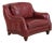 Hancock & Moore Red Leather Oversized Chair For Sale