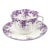1940s Shelley Dainty Mauve Tea Cup - English Bone China Cup and Saucer For Sale