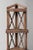 Tan Vintage Folk Art Stepped Lattice Corner Shelf, Circa 1940s For Sale - Image 8 of 16