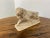 Vintage White Marble Resin Lion Sculpture, 1950s For Sale - Image 6 of 10
