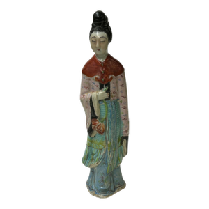 Vintage Oriental Ancient Style Dressing Ceramic Lady Art Figurine Ws4416