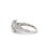 EGL Certified 4.53 Carat Round Cut Natural Diamond 18K White Gold Floral Shank and Round Halo Engagement Ring. Details:...