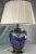 Italian Hand-Painted Majolica Table Lamp For Sale - Image 9 of 13