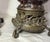 Bronze Rare Pair Antique 19th Century Hinks & Son Duplex Electrified Porcelain Bronze Oil Lamp For Sale - Image 8 of 15