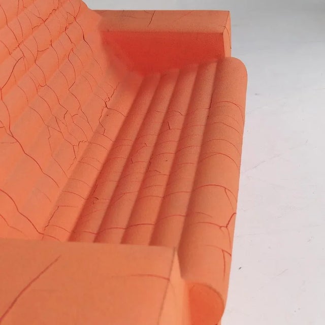 Vintage Space Age Sofa in Foam For Sale - Image 5 of 10
