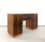 Art Deco Vintage Art Deco Burl Wood Pedestal Desk For Sale - Image 3 of 8