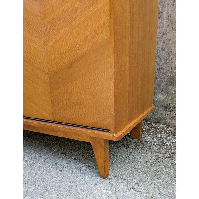 Vintage Wardrobe with Sliding Doors, France, 1950 For Sale - Image 10 of 11