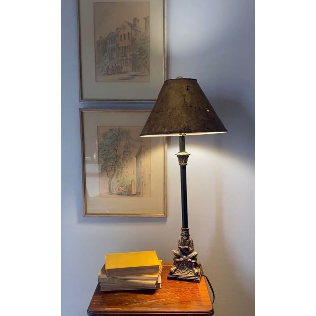 Vintage Bellhop Monkey Table Lamp in the Style of Berman For Sale - Image 12 of 12