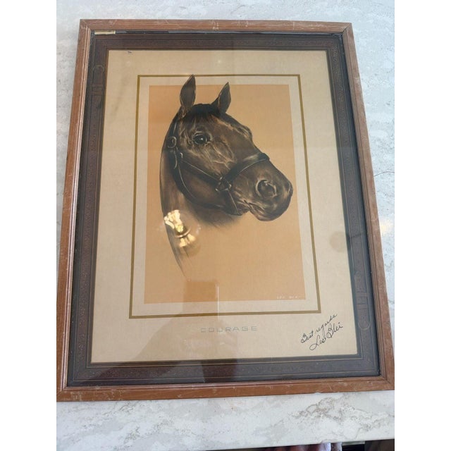 American Mid 20th Century Courage Reproduction Print For Sale - Image 3 of 8