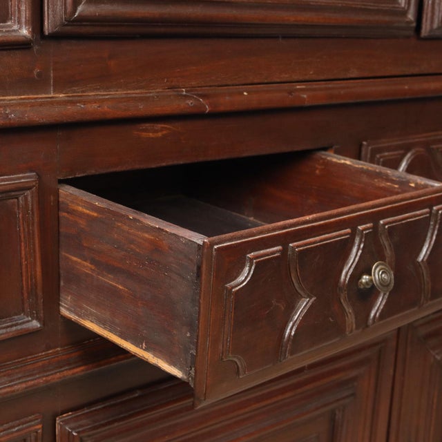 Wood Vintage Baroque Sideboard For Sale - Image 7 of 12