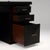 Wood Desk in Black Oak With Brass Details by R&y Augousti For Sale - Image 7 of 15