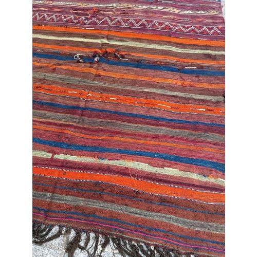 Mid-Century Moroccan Tribal Rug, 1930s For Sale - Image 4 of 18