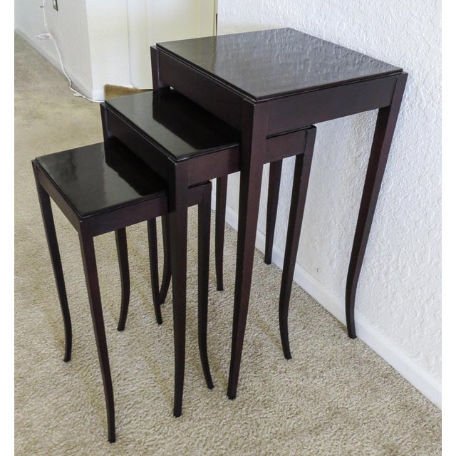 Nesting Tables by Barbara Barry for Baker Furniture Set of 3 Chairish