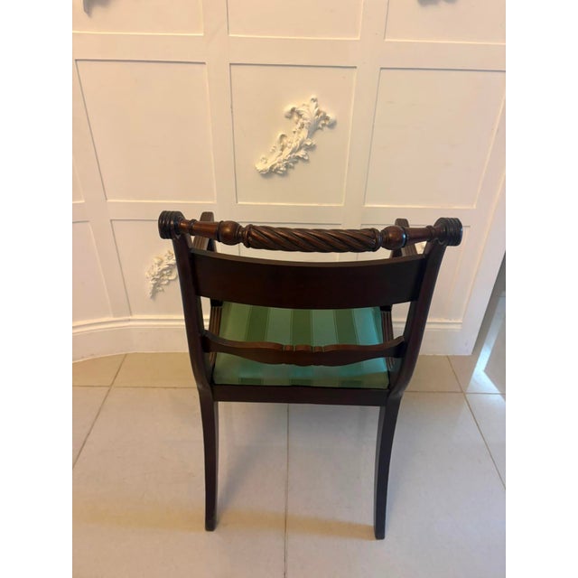 Wood Antique Regency Mahogany Desk Chair, 1830s For Sale - Image 7 of 13