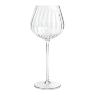 Madeleine Optic Red Wine Glass- Clear, Set of 4 For Sale
