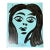1970’s Original Peter Keil Abstract Expressionist Female Portrait Painting For Sale