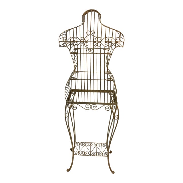 Vintage Display Wire Form on Stand For Sale