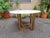 Mid-Century Modern Dining Table with Brass Base and Round White Marble Top, 1960s For Sale - Image 3 of 18