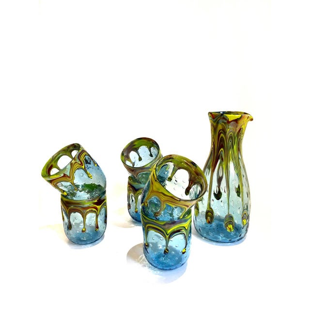 Drinking Set by Maryana Iskra for Ribes Studio, Set of 7 For Sale - Image 4 of 18