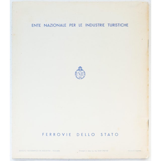 Date: 1937 Size: 9 x 7.5 inches Notes: Pamphlet, book Artist: ENIT (The Italian Government Tourist Board) About The...