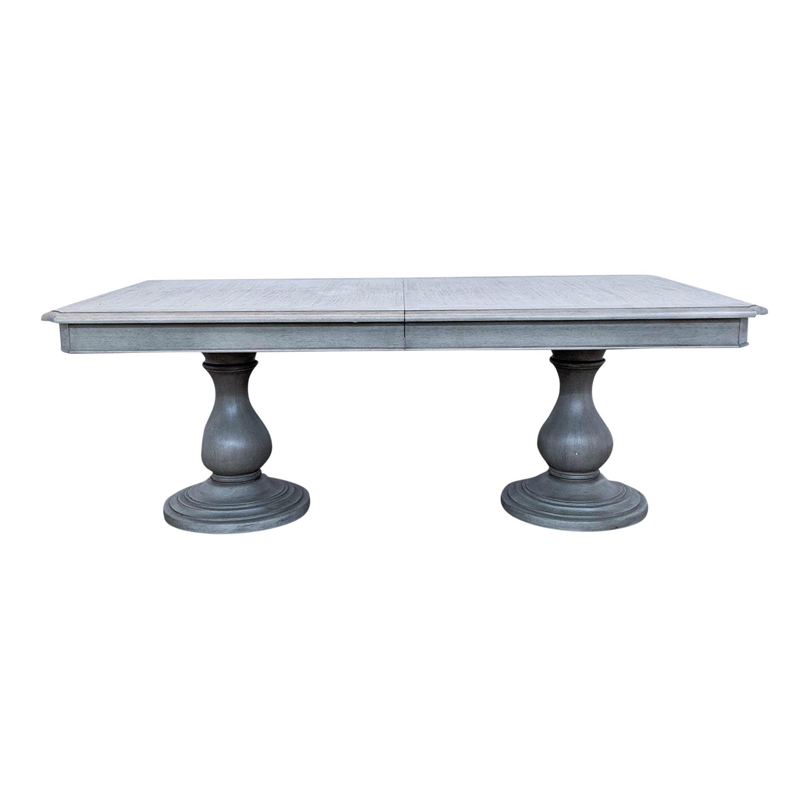 Riverside Anniston Expandable Double Pedestal Dining Table | Chairish