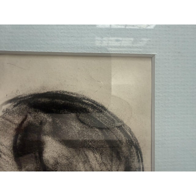 2000 - 2009 Carl Felkel, Female Nude Charcoal Drawing, Chalk and Charcoal, Framed For Sale - Image 5 of 8