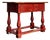 Vintage Ralph Lauren Red Distressed Console Table For Sale