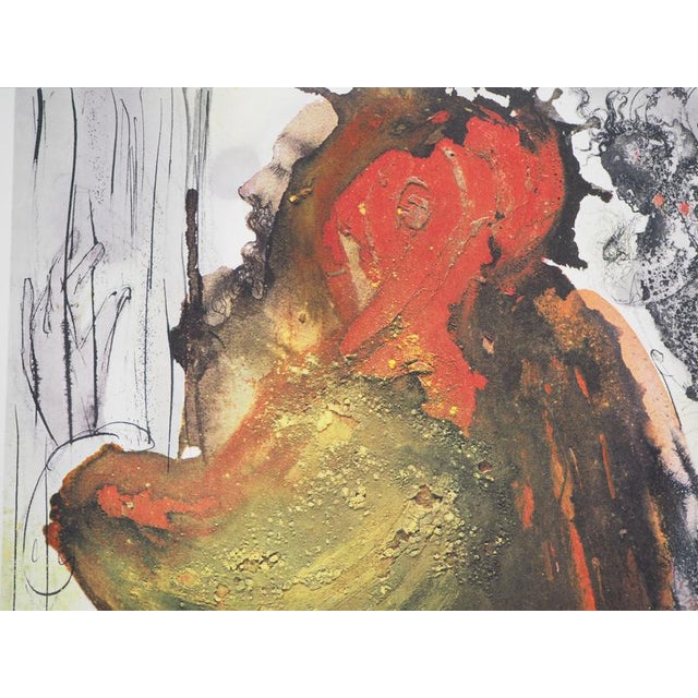 Modern Salvador Dali, David's Prayer, Lithograph For Sale - Image 3 of 5