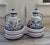Vintage Italian Hand-Painted Oil & Vinegar Cruet Set For Sale - Image 4 of 12