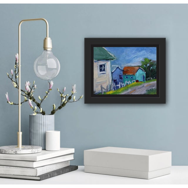 Modern Impressionist Oil Painting, Mendocino Alley For Sale In Reno/Lake Tahoe - Image 6 of 7