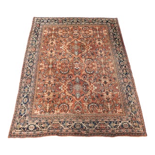 Antique Persian Mahal Rug. 9'4"x 11'10" For Sale