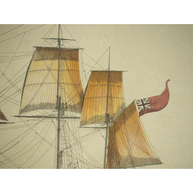 Sailing Ships of Yesteryear Chart by Cimera For Sale - Image 5 of 6