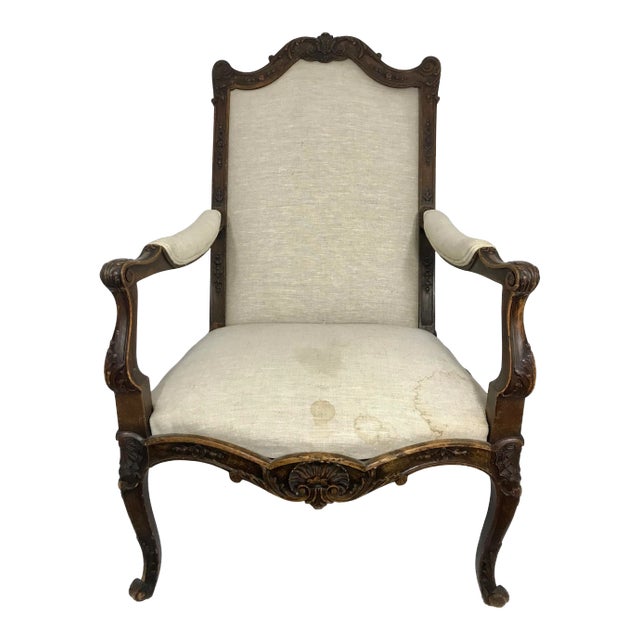 19th Century Walnut Chair For Sale