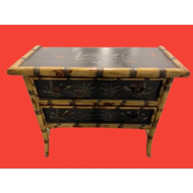 This is a great vintage handcrafted chinoiserie style commode/cabinet that can be used in any room, I love pieces that...