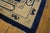 Textile Great Navy Blue Ground Color With Beige Butterfly in a Chinoiserie Pattern Antique Chinese Peking Rug For Sale - Image 7 of 7