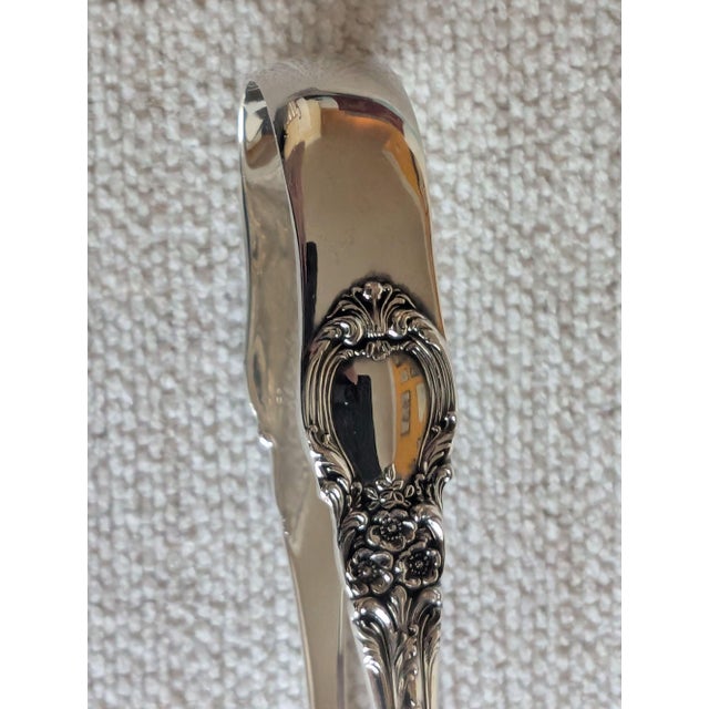 1940s Lunt "American Victorian" Sterling Silver Sugar Tongs For Sale In Washington DC - Image 6 of 11