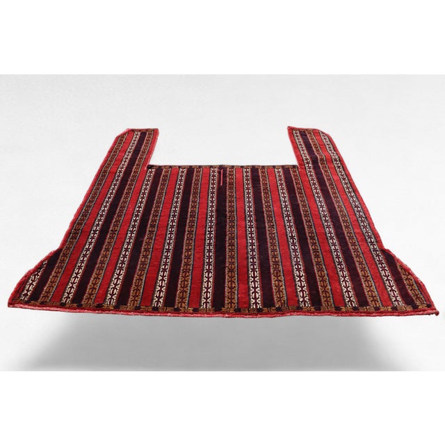 1920s Vintage Handwoven Kilim Horse Cover Blanket, 1920s For Sale - Image 5 of 14