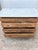 French 19th Century Empire Carrara Marble Top Bleached Mahogany Commode For Sale - Image 6 of 12