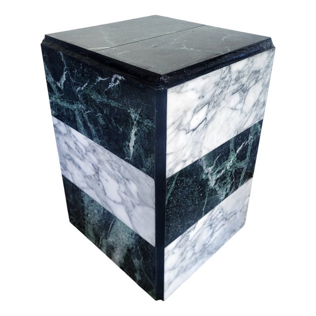 Vintage Marble Side Table, 2010s For Sale