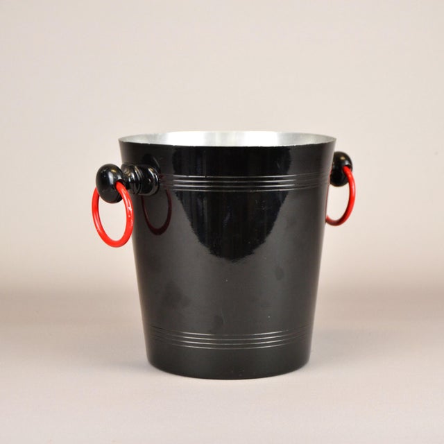 French Champagne Cooling Bucket from Bollinger, in Good conditions. Designed 1920 to 1949 This piece is attributed to the...