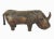 Vintage Omersa leather Rhinoceros for Abercrombie and Fitch. The medium size can be used as a footstool but was built...