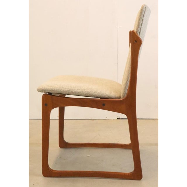 Vintage Chairs in Fabric and Rattan, Set of 4 For Sale - Image 11 of 16