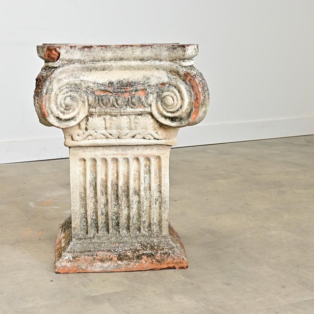 Ceramic English 19th Century Cast Terracotta Column For Sale - Image 7 of 8