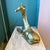 Vintage Large Brass Giraffe Statue For Sale - Image 4 of 9