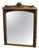 Large Carved Oak Wall Mirror For Sale