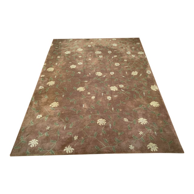 Crate & Barrel Wool Rug With Pad - 9′ × 12′ | Chairish (640 x 640 Pixel)